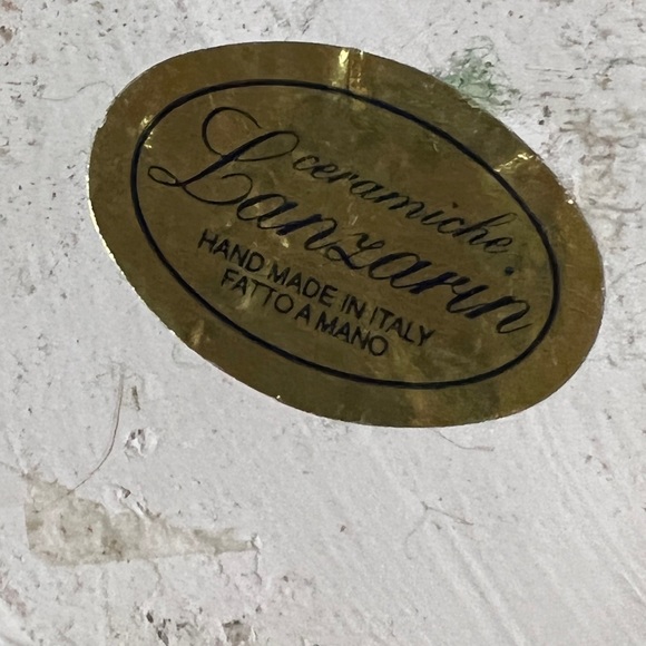 Vintage Lanzarin Handmade Italy Sculpted Roses Basket Candleholder Beautiful! - Picture 7 of 11